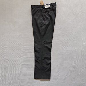 Tommy Hilfiger Gaines Men’s Dress Pants Charcoal Gray Fusain Flat Front 32X30